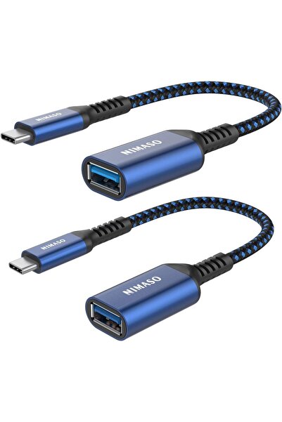 Nimaso Adaptor USB C la USB 3.0 [Pachet de 2], Adaptor USB-C la USB, Adaptor ...