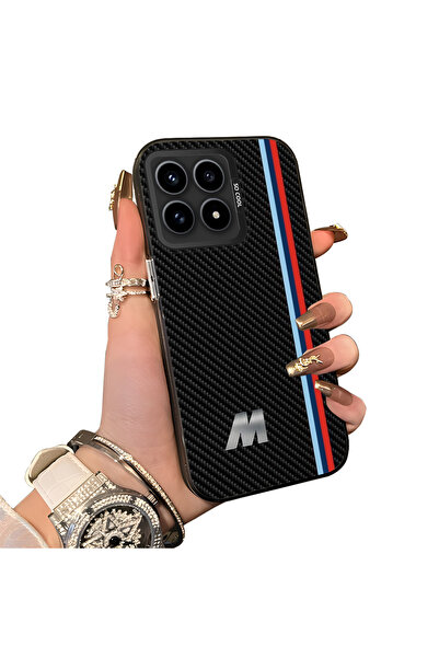 Hontinga Poco F8 Pro 5G Uyumlu Silikon Kenar Sert Arka Anti Düşme Telefon Kıl...