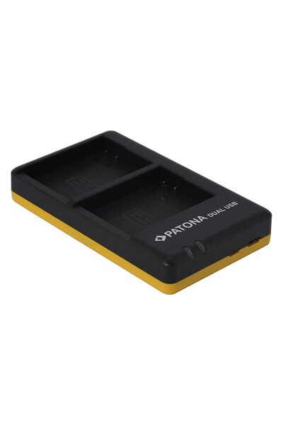Patona Încărcător rapid USB dublu EN-EL14 compatibil cu Nikon CoolPix P7000, ...