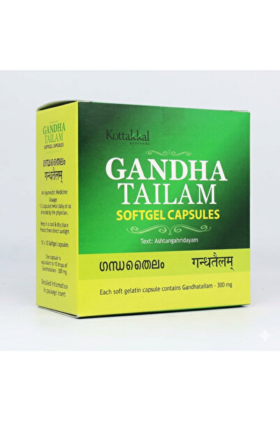 Kottakkal Gandha tailam softgel capsules 100s