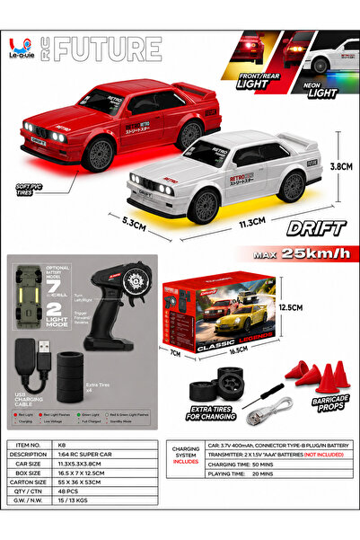 Marsel oyuncak Whoosh Classic Legends 1:43 RC Drift arabalar, efsaneler için ...