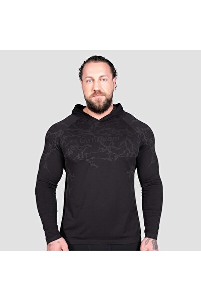 GymBeam Tricou static cu mânecă lungă negru XL