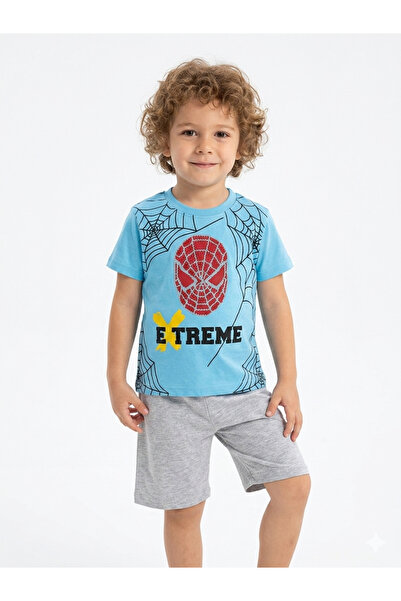 esmababykids Boy's Printed Top and Bottom Combed Cotton Set