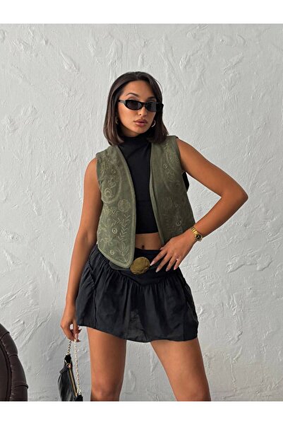 MODA45 WOMEN'S VELVET VEST