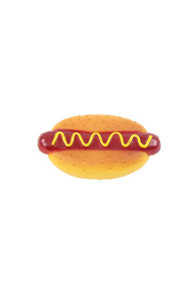 Pawise Gldisptm Vinyl Hot Dog (04024) Dog Toy