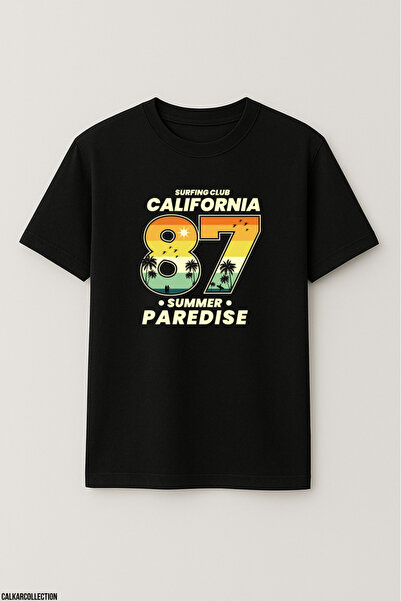 CALKARCOLLECTION Unisex Oversize Numbered Prints Tshirt
