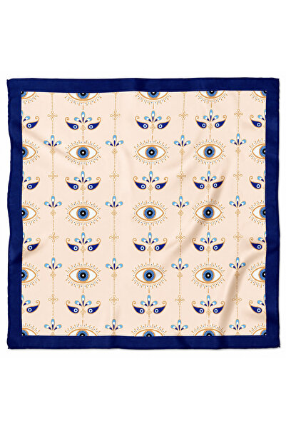 IŞIKTAŞ COLLECTİON Göz Model Desen Bandana Fular 50*50 cm