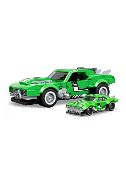 mattel Set de construcție Brick Shop Hot Wheels Speed Series 1/32 Custom '68 ...