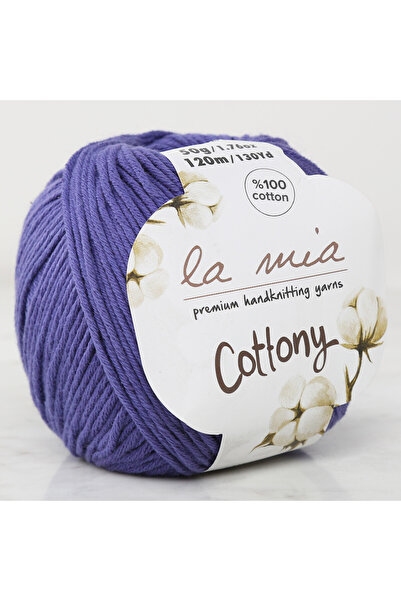 Generic Brand La Mia pamučna ljubičasta pređa za ručno pletenje za bebe - L027