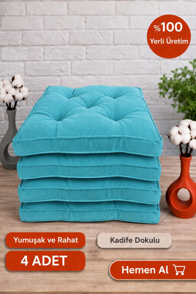 Bykutlay SİLİKONLU FİTİLLİ SANDALYE MİNDERİ