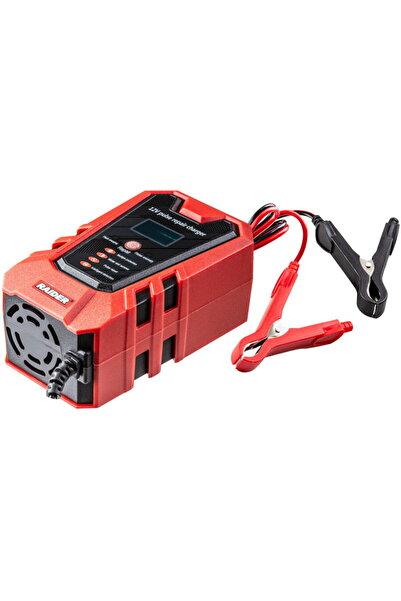 Raider Car inverter charger 12V 75Ah LCD RD-BC18