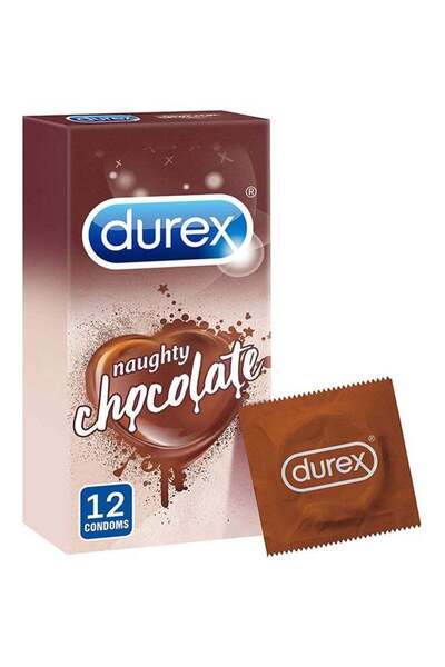 Durex Play واقي ذكري دوريكس بنكهة الشوكولاتة الحميمة، 12 قطعة