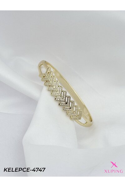 Bozhi Bracelet Xuping Handcuff Metal Minimal Elegance