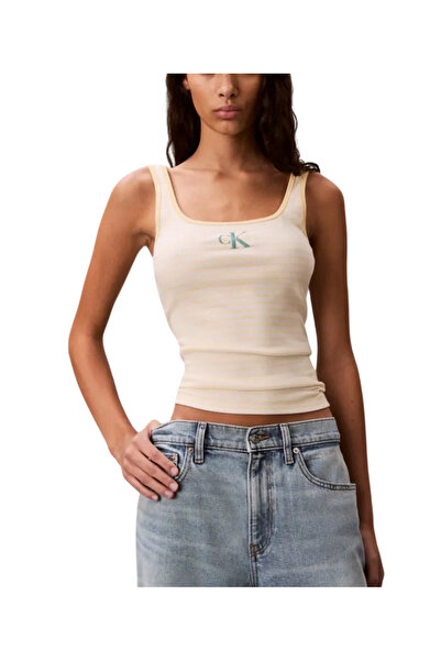 Calvin Klein Γυναικείο Tank Top Κίτρινο LV047F832G-XBS