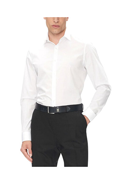 Calvin Klein Ανδρικό Slim Πουκάμισο Λευκό LV019EU000-XO0