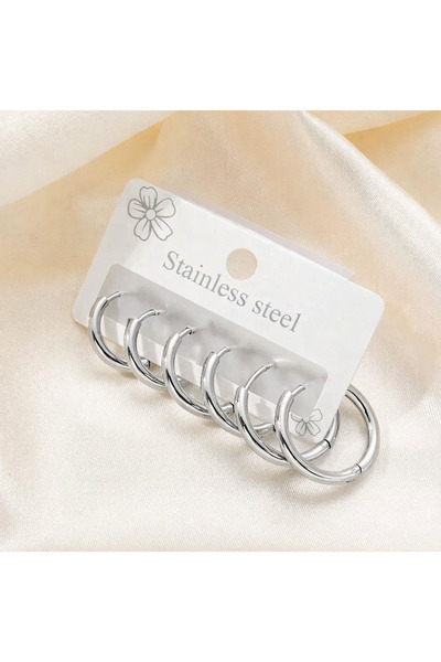 Bozhi Steel Earrings Business Woman Style Stylish Gift