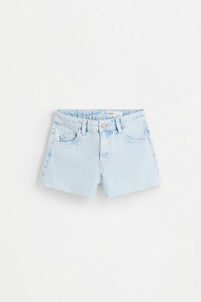 LEFTIES İşlemeli püsküllü denim şort
