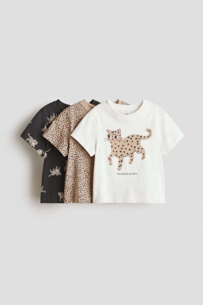 H&M 3-pack printed T-shirts