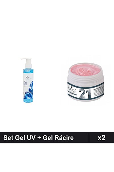 Makeup Set 2 Gel Constructie UV LED 15g + Gel Răcire Post-Epilare 150ml, Ingr...