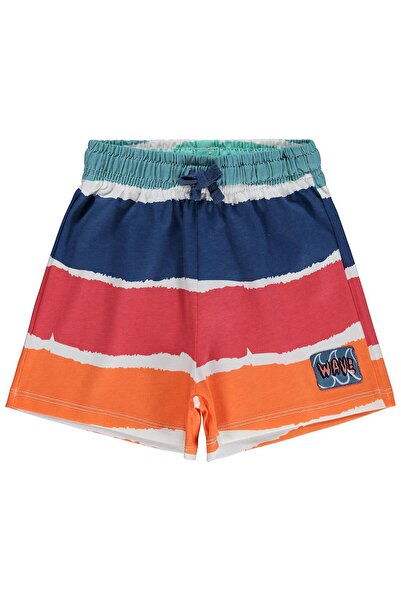 Civil Boys Colorful Wave Shorts for 2-5 Years Old - Off-White