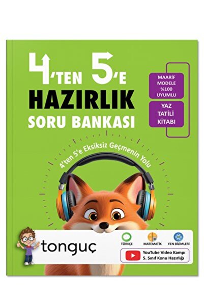 Tonguç Yayınları 4'ten 5'e Hazırlık Kitabı - (Maarif Model)