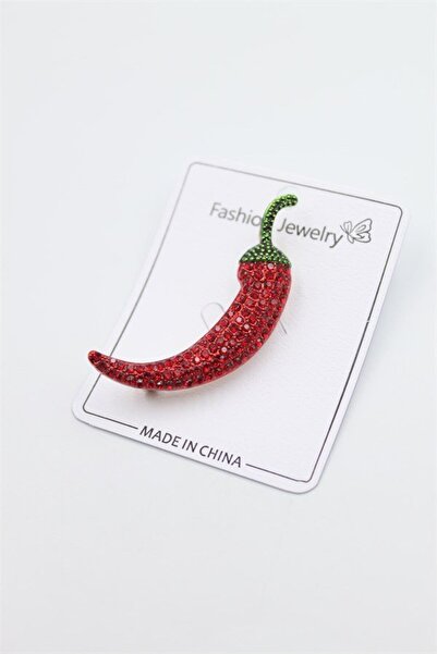 Royaleks Pepper Brooch - Red