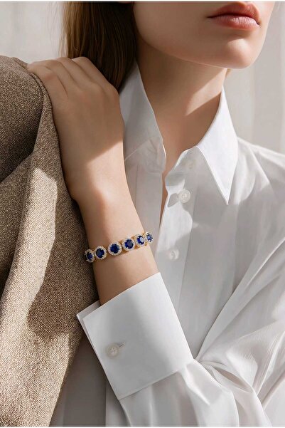 NN ANGELIC BLUE DIVA BRACELET, STAINLESS STEEL