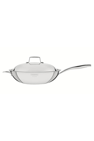 TRAMONTINA Grano Steel Çelik Wok Tava Kapaklı 32CM