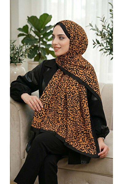 Big ModaEbrar Patterned Soft Shawl - 056