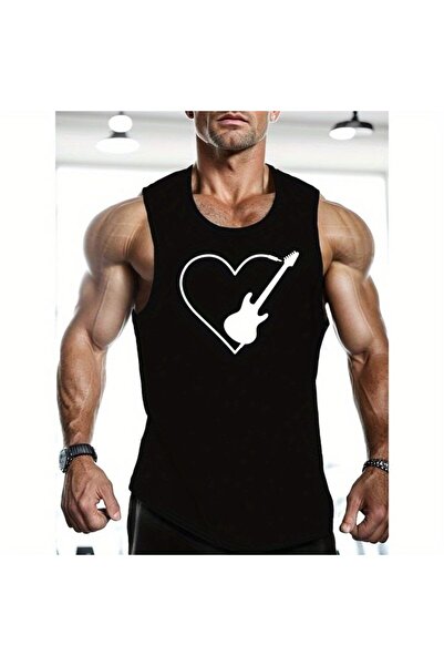 bellanova Hanangiyim Men's Oversize Crew Neck Sleeveless T-Shirt - Long Cut