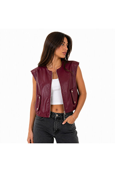 My Glowya Burgundy Vest