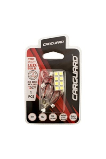 CarGuard Placă LED SMD 30x15mm 12V – 160 lm – W5W C5W BA9S