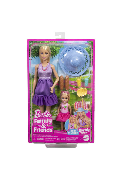 Barbie FAMILIE ȘI PRIETENI, SET ȘI PĂPUȘI CHELSEA
