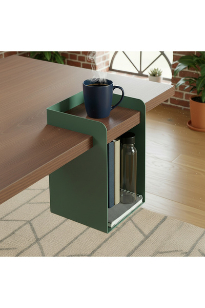 UYART HOME Under Desk Organizer Shelf – Metal Office Organizer and Desk Organ...