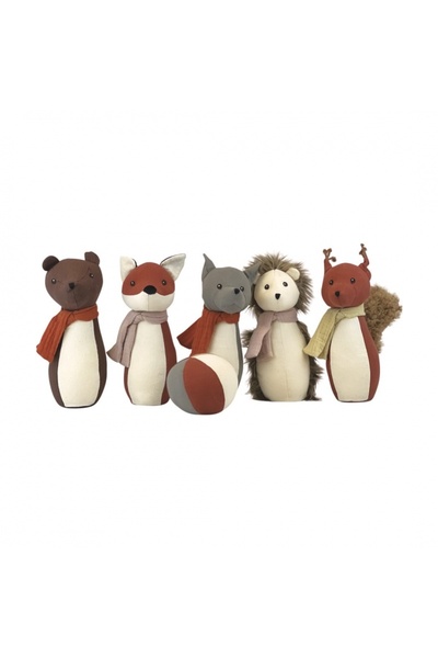 Egmont Toys Joc de bowling cu animale din pădure