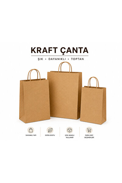 KRAFT ÇANTA 25x31x12 (100'LÜ)