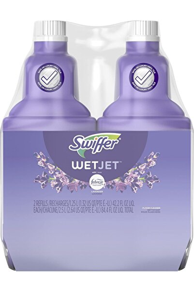 Swiffer محلول ويت جيت لتنظيف الأرضيات الخشبية، منتج تنظيف متعدد الأغراض، برائ...