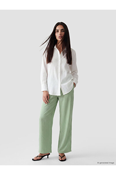 LC Waikiki Elastic Waist Modal Blend Women's Trousers