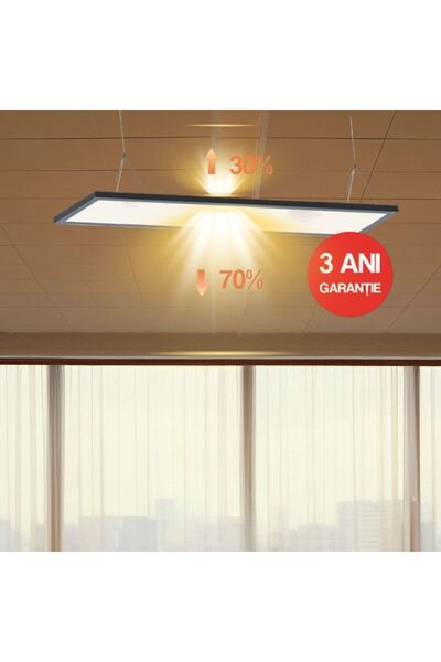 DELIGHT Panou LED 70% / 30% - Iluminare de fundal, 295X1195X11mm, 40W, 4000k