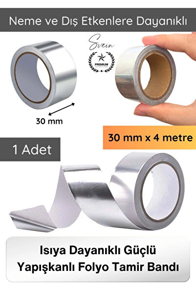 Svein #AlüminyumBant Alüminyum Bant 30 mm x 4 Metre Isıya Dayanıklı Güçlü Yap...