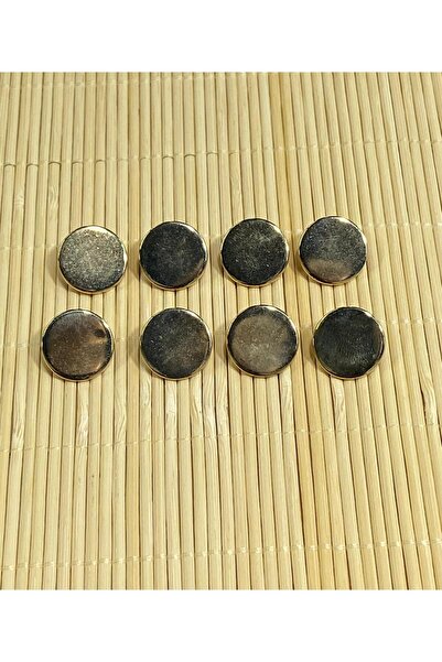 karantuhafiye Gold Para Model / Cardigan Vest Button / 1.7 cm 8 Pieces