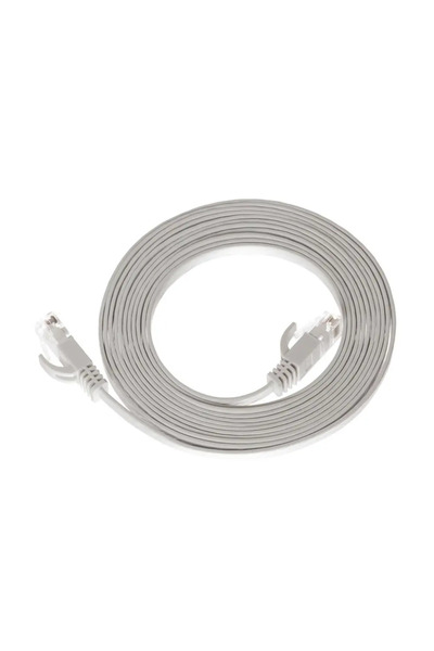 Netrack BZPAT0256 cablu patch RJ45, înveliș turnat, cat. 6 UTP, 0,25m gri