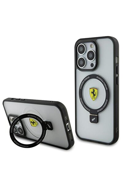 Ferrari FEHMP15LUSCAH iPhone 15 Pro 6.1 " carcasă rigidă transparentă cu supo...