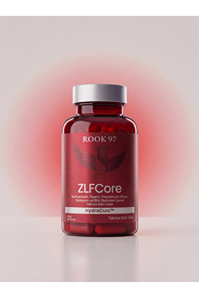 ROOK 97 ZLF Core HydroCur® Kurkumin, Schisandra ve Chlorella İçeren Takviye E...