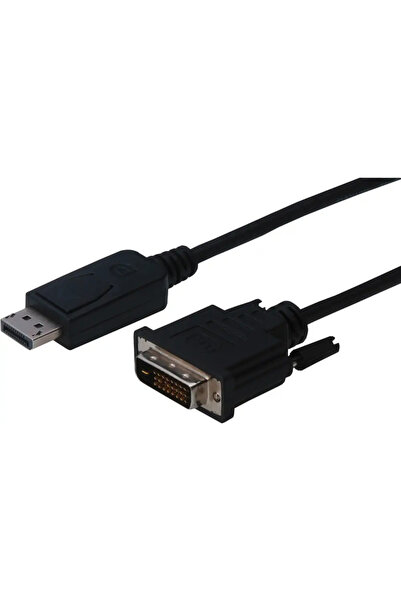 Digitus Cablu adaptor DisplayPort, DP - DVI (24+1) M/M, 3,0m, cu interlock, c...
