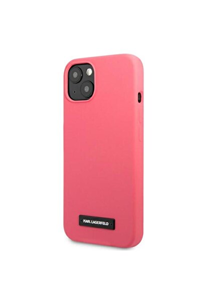 Karl Lagerfeld KLHCP13SSLMP1PI Husă rigidă fucsia pentru Apple iPhone 13 mini...