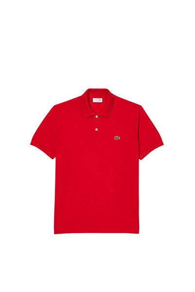 Lacoste L.12.12 تي شيرت بولو كلاسيكي للرجال باللون الأحمر L1212.240