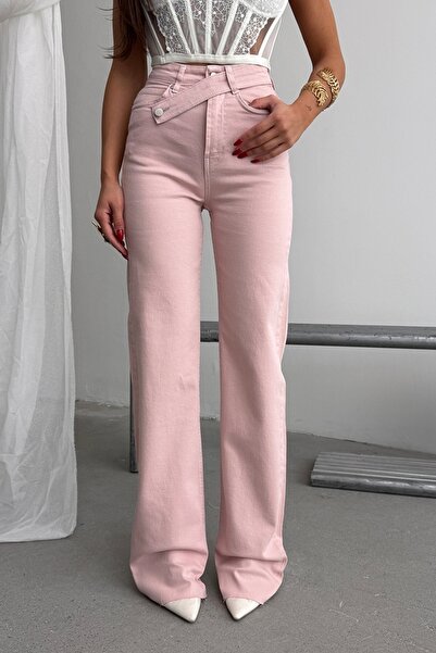 Joana Pink Regular Fit Jeans 100% Cotton Size 36