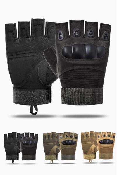 SINGLE SWORD Half Finger Protective Cycling Biker Outdoor Gloves Sports Gloves
