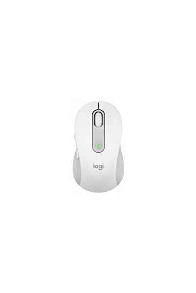 logitech 910-006255, M650 Signature, Beyaz, Sağ El, USB Nano 2,4G Kablosuz, 4...